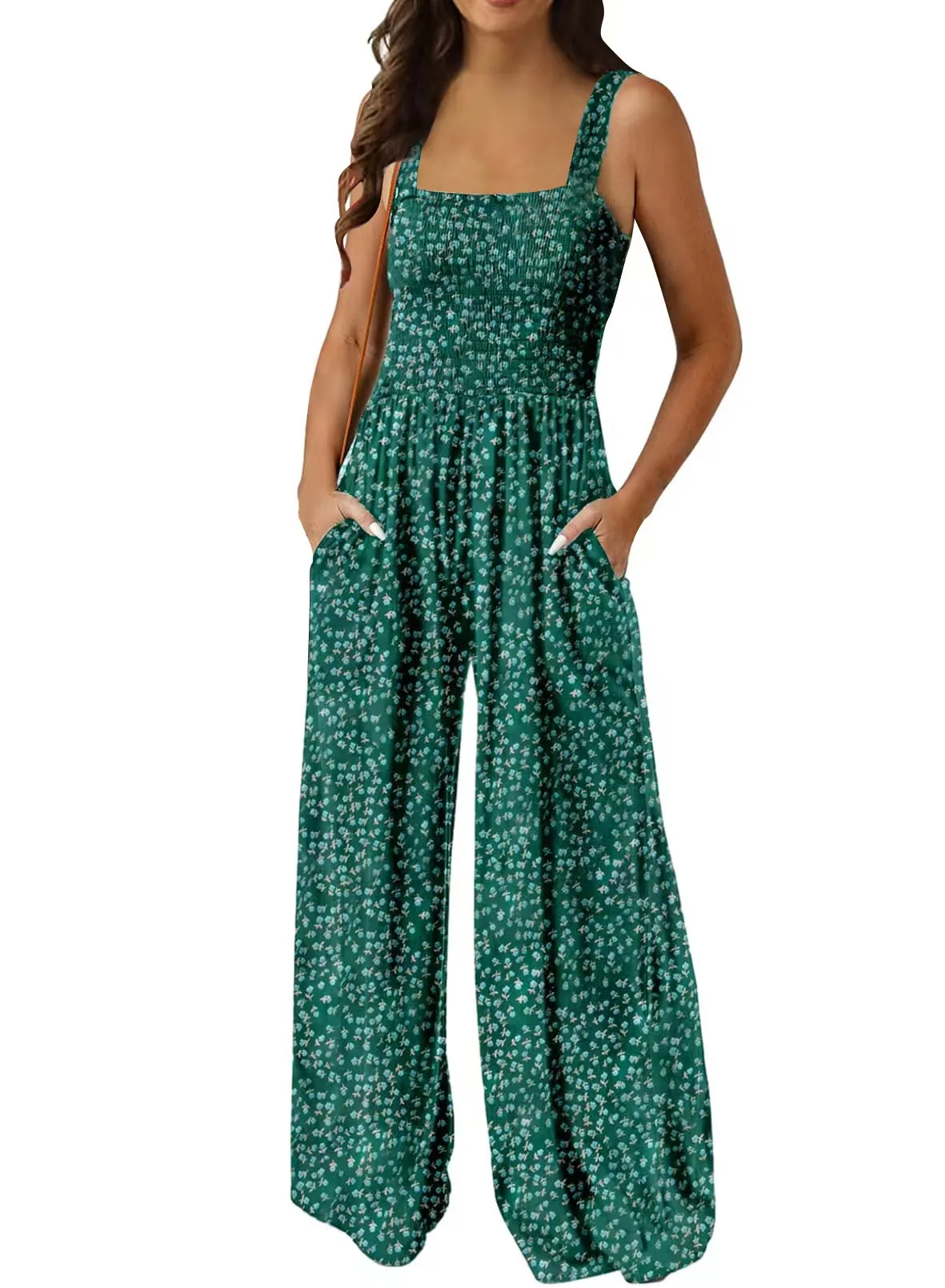 Women's Daily Casual Geometric Full Length Jumpsuits display picture 2