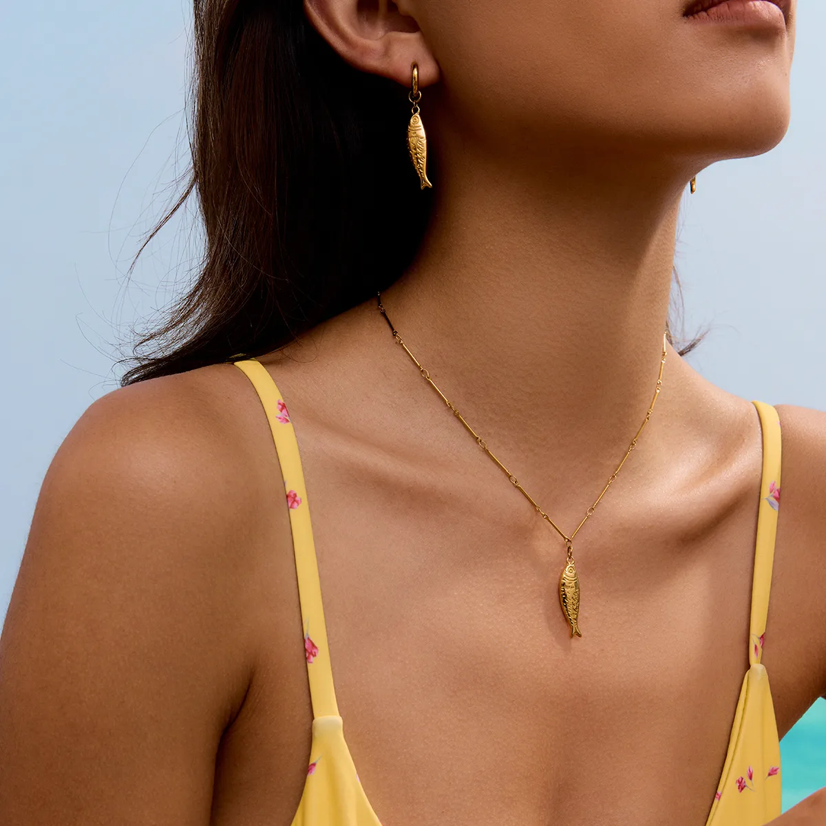 Vacation Beach Modern Style Geometric 316 Stainless Steel  Women's Pendant Necklace Necklace display picture 5