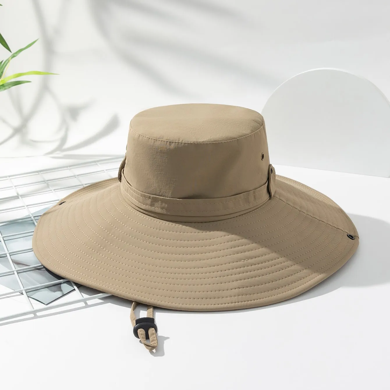 Unisex Vacation Commute Solid Color Big Eaves Bucket Hat display picture 5