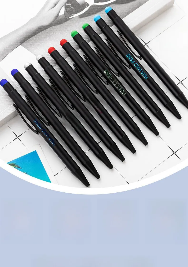 Color Touch Screen Head Ballpoint Pen Business Exhibition QR Code Pen Special Metal Gel Pen Ballpoint Pen Water Pen display picture 1