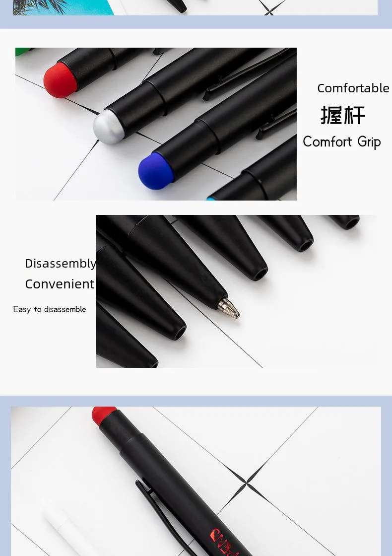 Color Touch Screen Head Ballpoint Pen Business Exhibition QR Code Pen Special Metal Gel Pen Ballpoint Pen Water Pen display picture 5