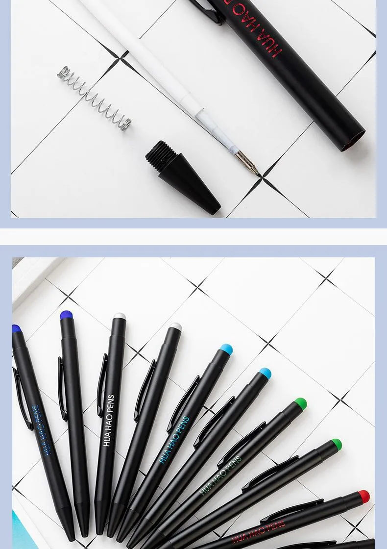 Color Touch Screen Head Ballpoint Pen Business Exhibition QR Code Pen Special Metal Gel Pen Ballpoint Pen Water Pen display picture 6