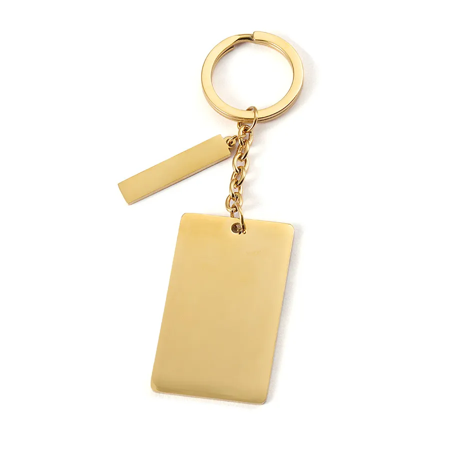 1 Piece Simple Style Solid Color 304 Stainless Steel April Fools Unisex Keychain display picture 6