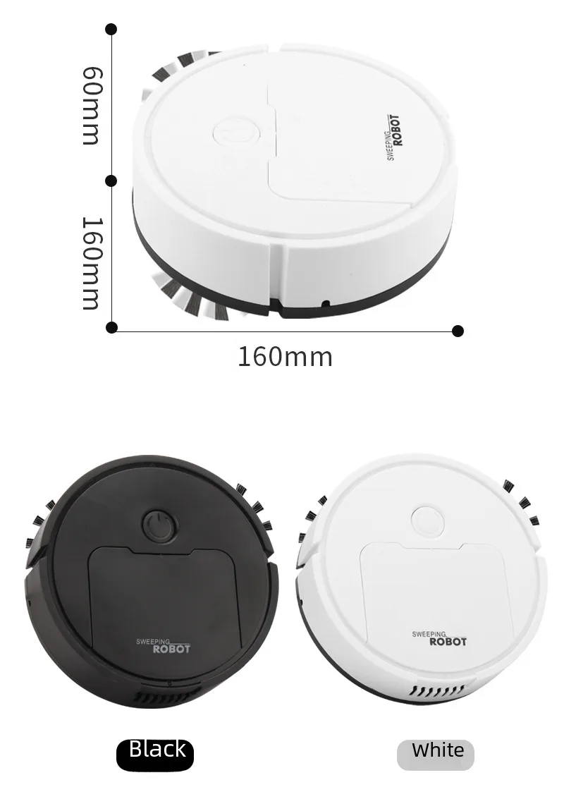 New Mini Vacuum Cleaner Intelligent Sweeping Robot Suction Sweep Drag Three-in-one Will Sell Gift Manufacturers Wholesale display picture 10