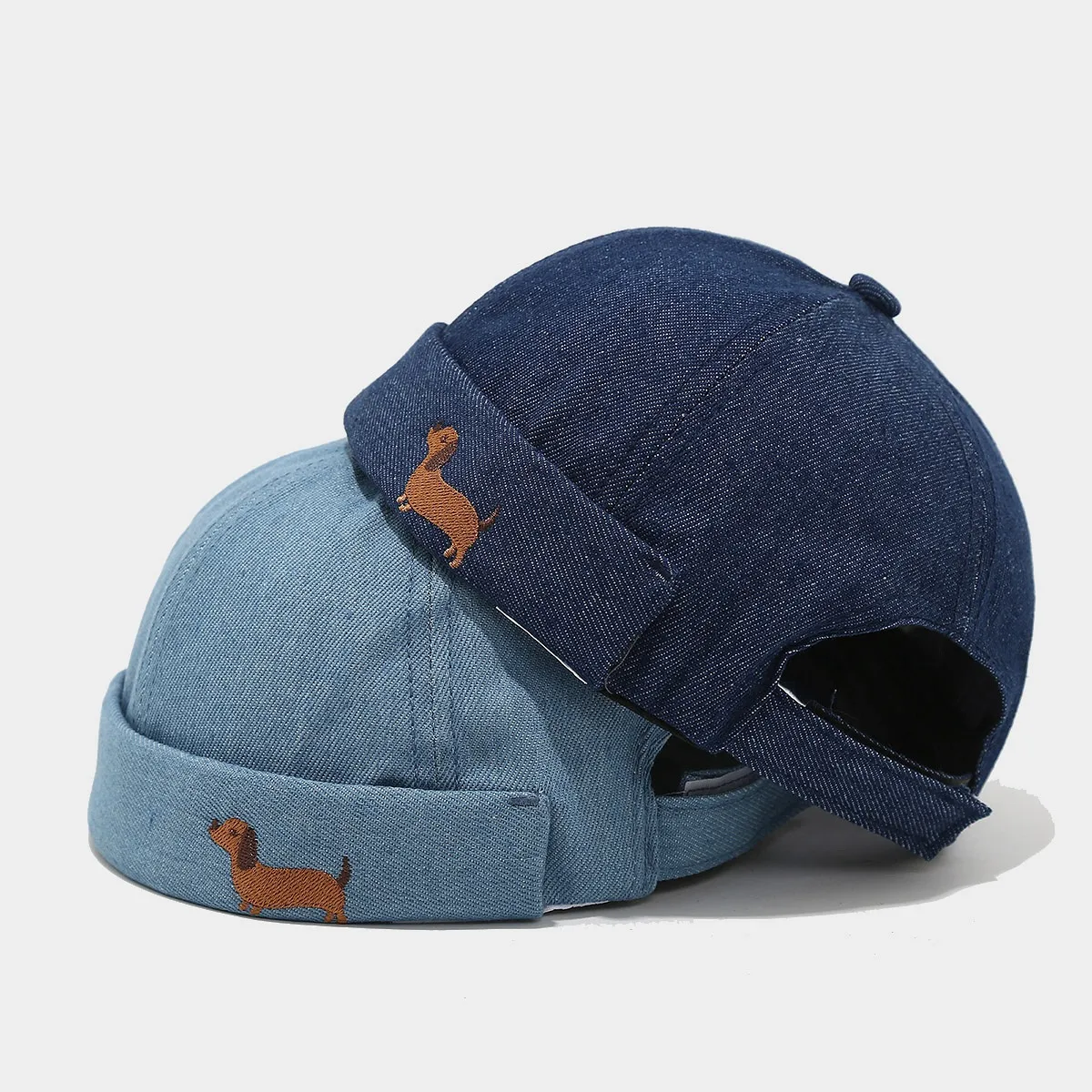 Unisex Casual Simple Style Streetwear Dog Eaveless Beanie Hat display picture 3