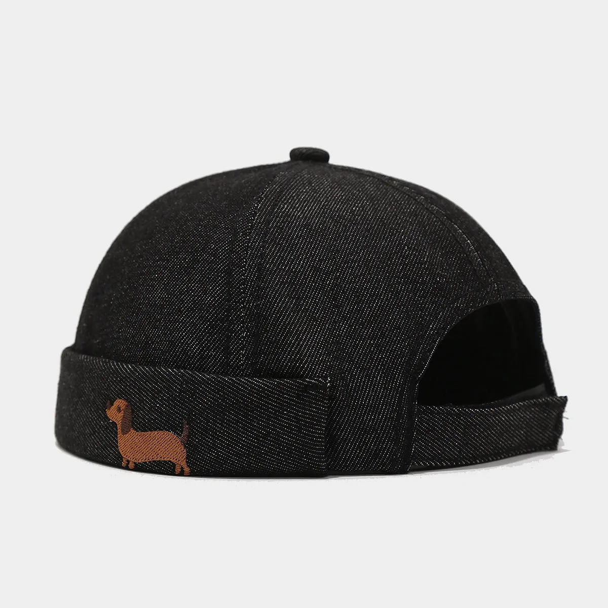 Unisex Casual Simple Style Streetwear Dog Eaveless Beanie Hat display picture 4