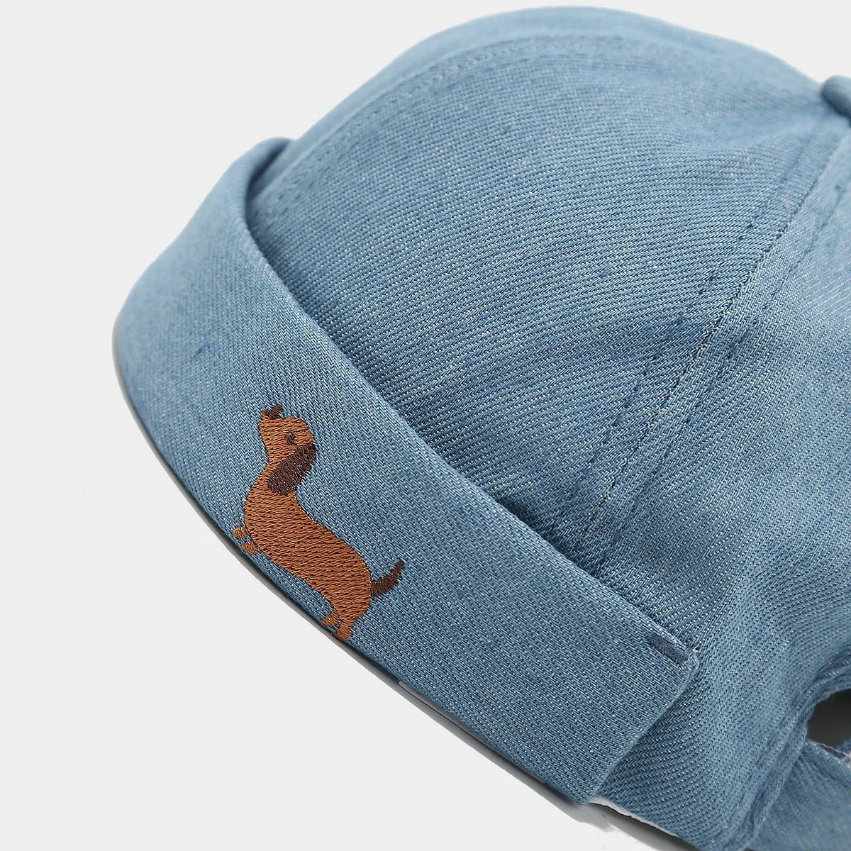 Unisex Casual Simple Style Streetwear Dog Eaveless Beanie Hat display picture 7