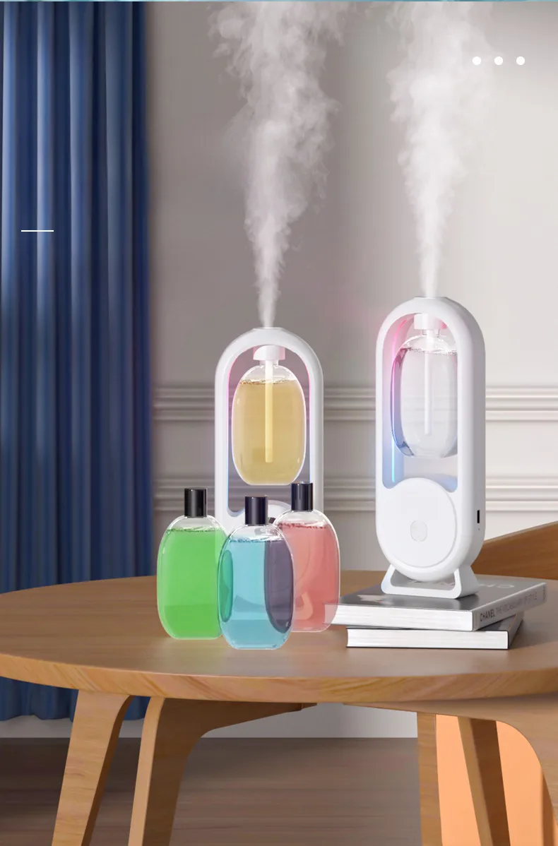 Digital Display Aroma Diffuser Machine Automatic Spray Incense With Atmosphere Lamp Household Hotel Toilet Deodorization And Fragrance Diffusing Machine Aroma Machine display picture 7