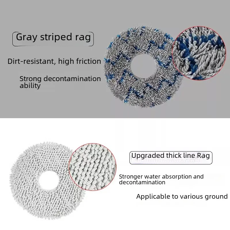Suitable For Cobos T10 TURBO/OMNI Sweeper Accessories Dust Bag Rolling Edge Brush Filter Core Rag Cleaning Solution display picture 4