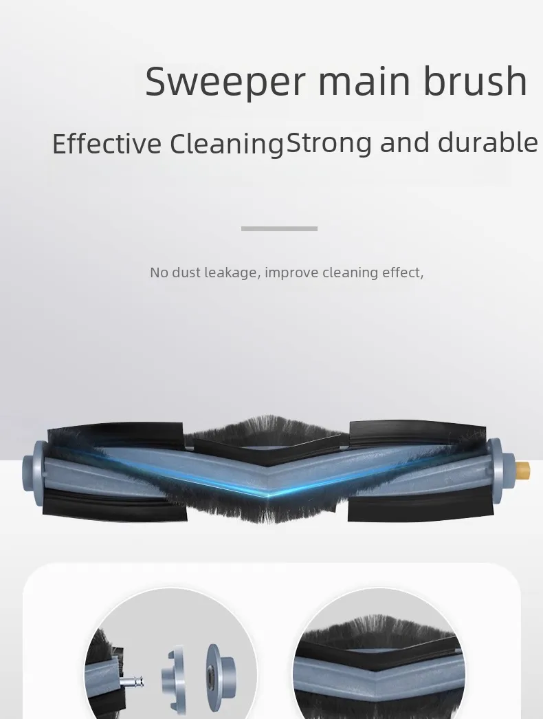 Suitable For Cobos T10 TURBO/OMNI Sweeper Accessories Dust Bag Rolling Edge Brush Filter Core Rag Cleaning Solution display picture 5