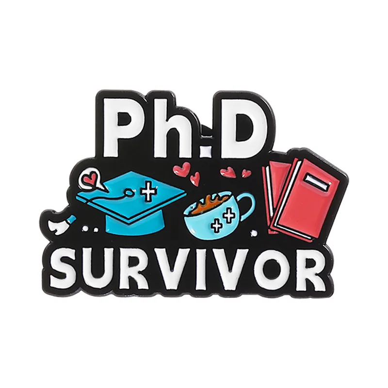 Cartoon Style Book Letter Alloy Stoving Varnish Unisex Brooches display picture 14
