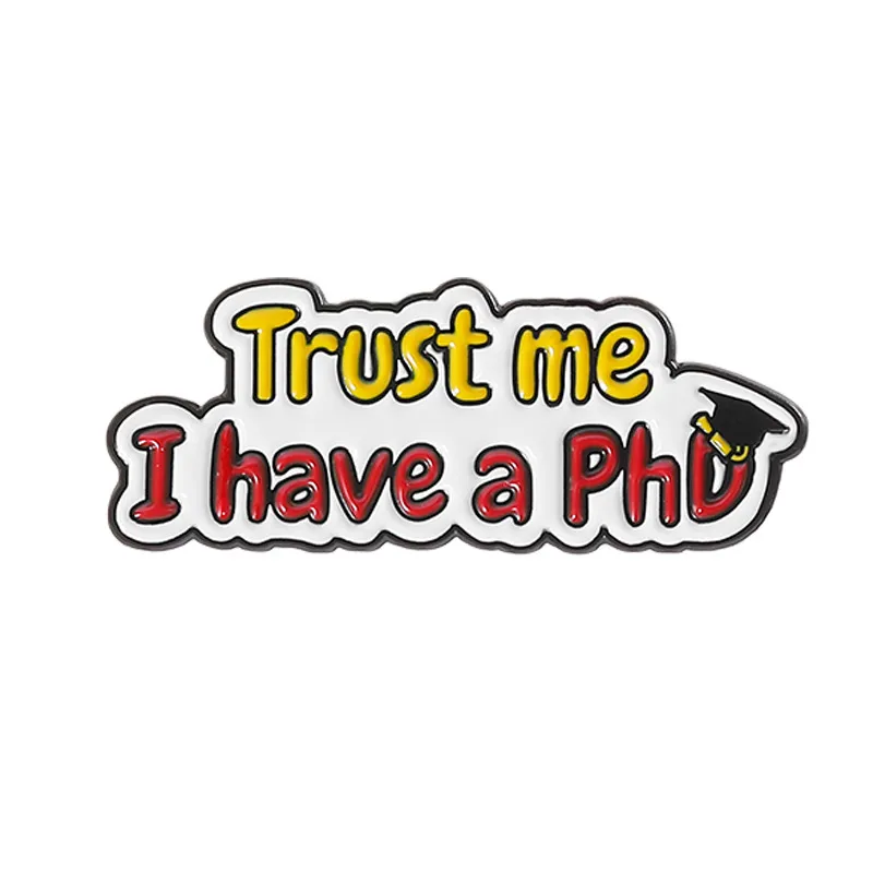 Cartoon Style Book Letter Alloy Stoving Varnish Unisex Brooches display picture 12