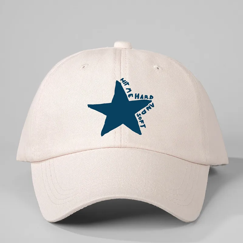 Unisex Casual Simple Style Streetwear Vocabulary Words/Name Star Embroidery Curved Eaves Baseball Cap display picture 4