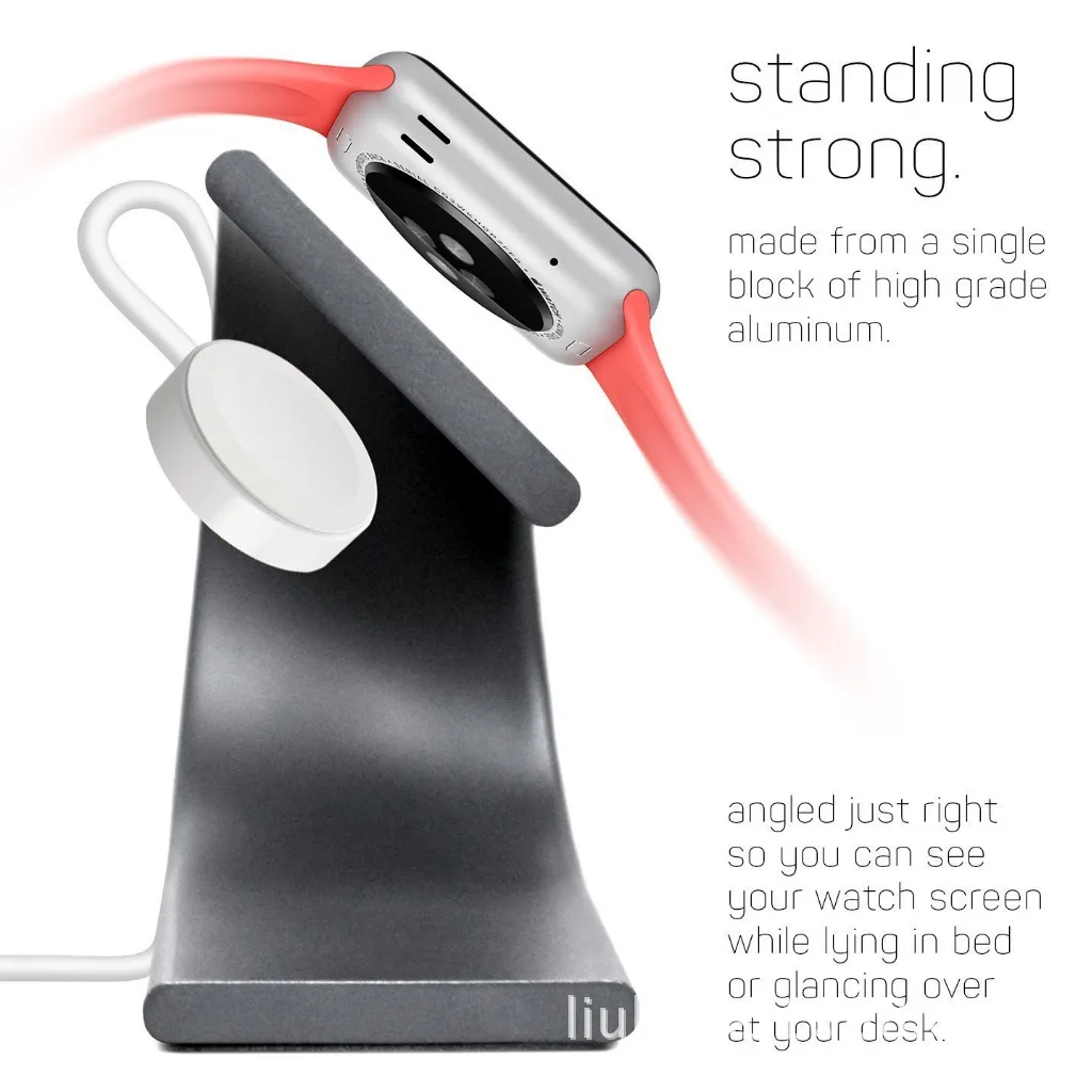 Suitable For Apple Watch Bracket Aluminum Alloy U-shaped Desktop Watch Smart Watch Charging Bracket Large Quantity Free Shipping display picture 10