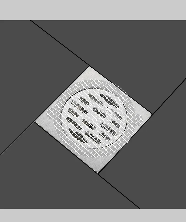 Bathroom Toilet Disposable Floor Drain Stickers Kitchen Sewer Insect-proof Self-adhesive Fiber Round Filter Gauze Stickers display picture 9