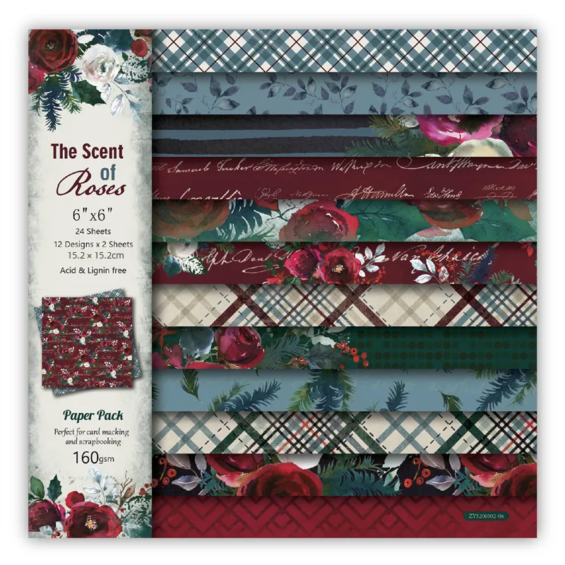 Hand Account Background Paper Material Paper 6 Inch DIY Photo Album Background Paper Single Side -12 Figure * 1/set Of Cards  Best Selling display picture 7
