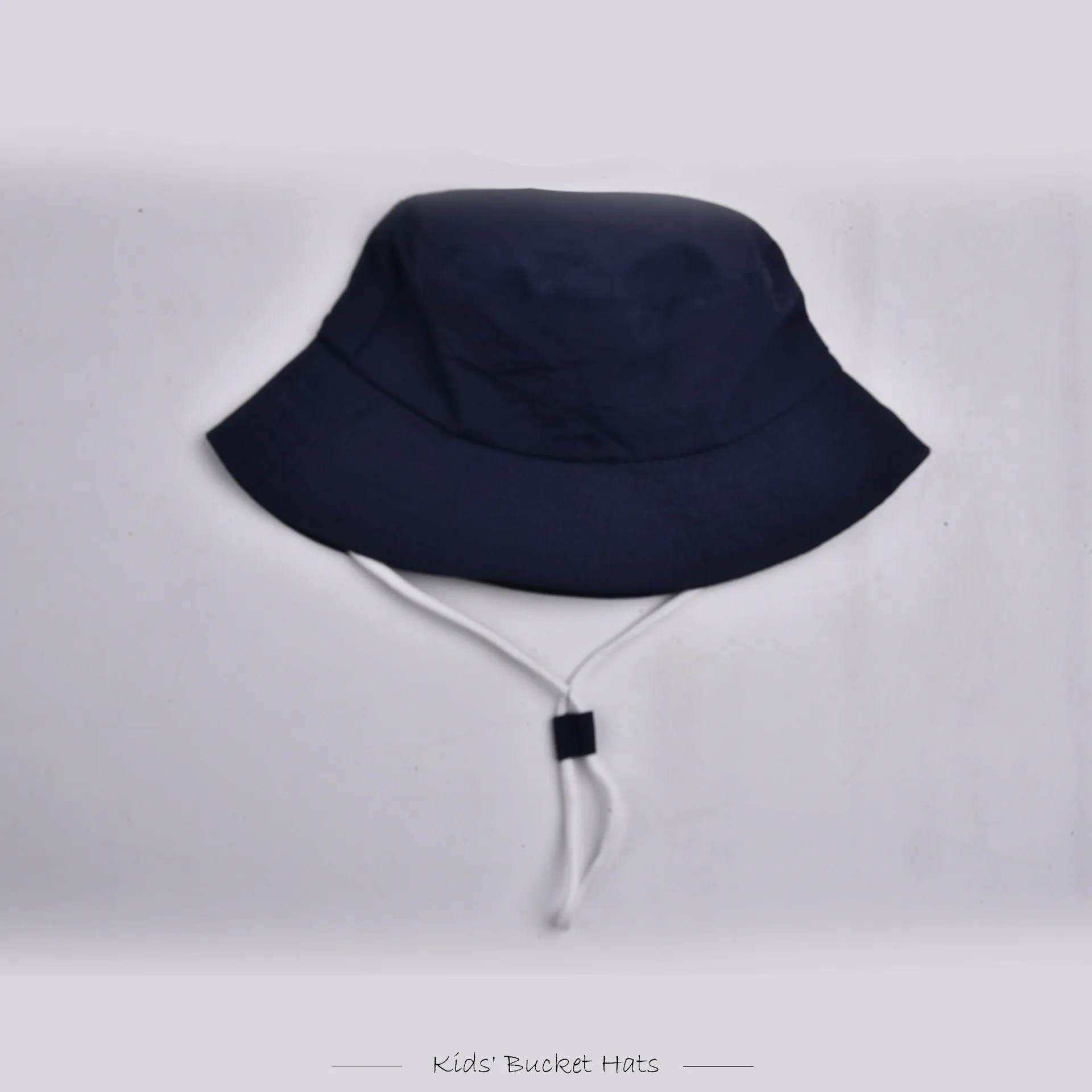 Children Unisex Cute Pastoral Solid Color Drawstring Bucket Hat display picture 10