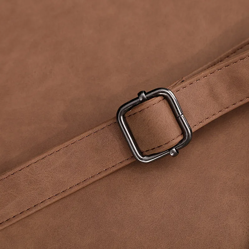 Korean Style Horizontal Fashionable PU Leather TOTE Bag Trendy Crossbody Handbag Men's Shoulder Bag Vintage TOTE Bag display picture 20