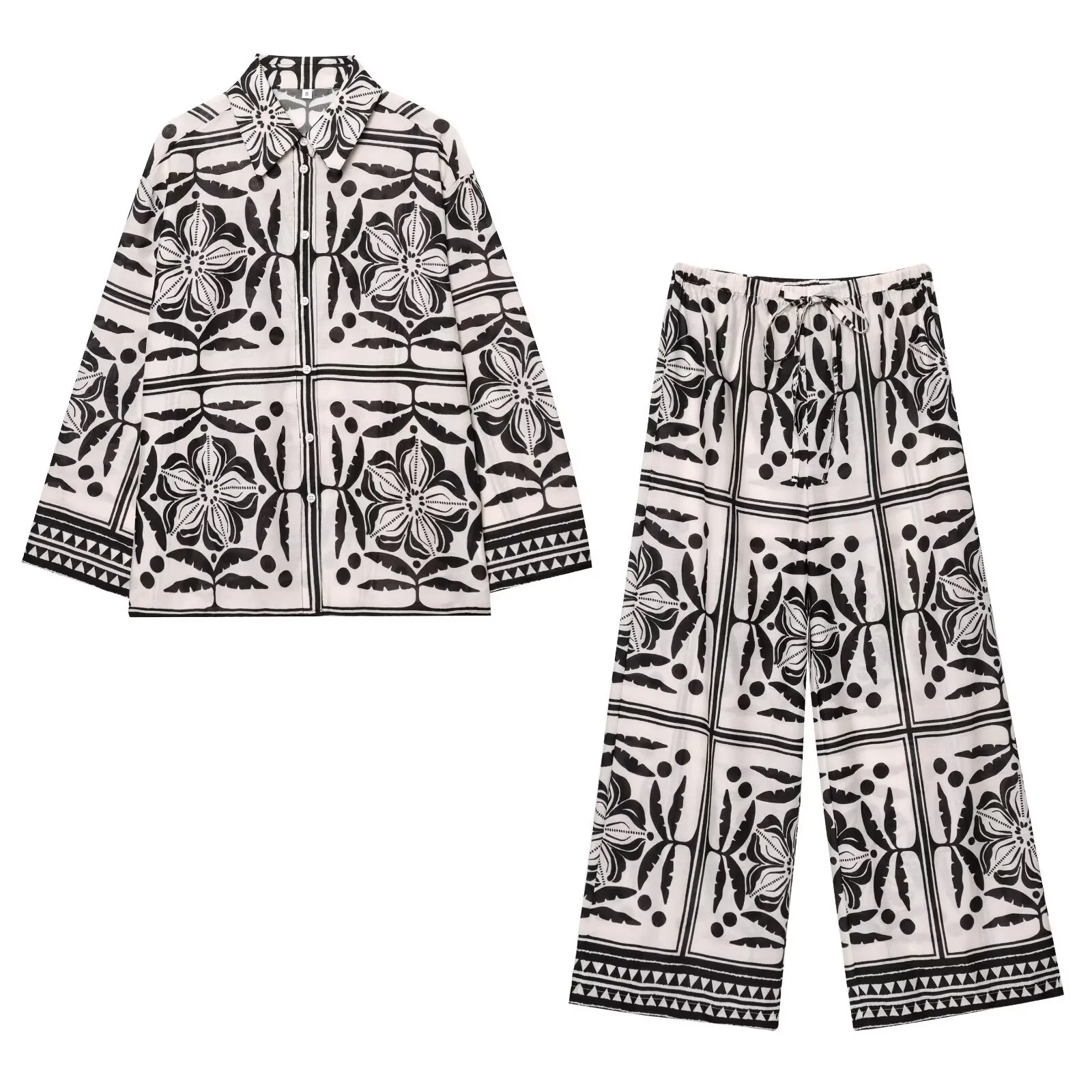 Weekend Women's Classic Style Streetwear Flower Polyester Pant Co-ord Set Shorts Sets display picture 1