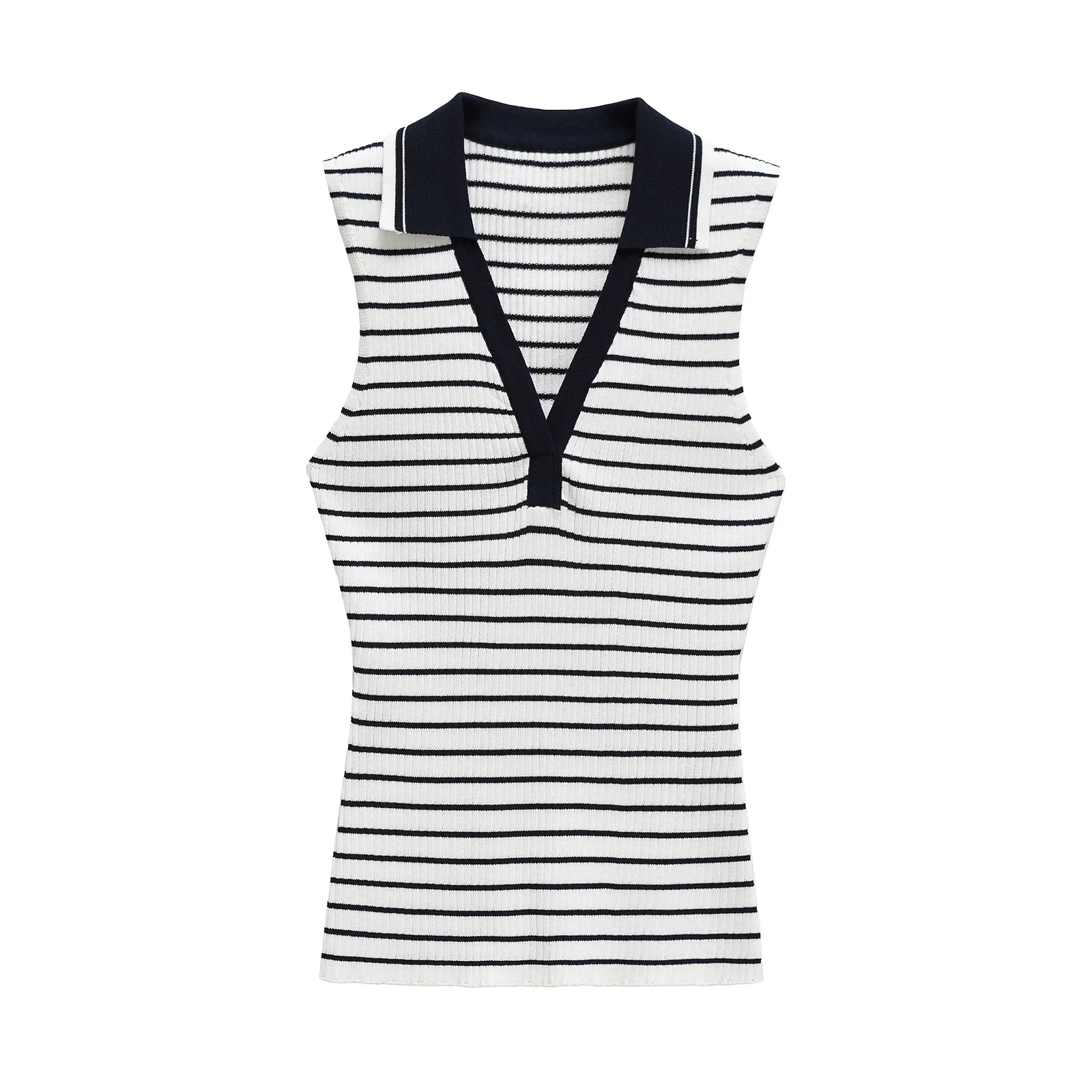 Women's T-shirt Sleeveless Sweaters & Cardigans Elegant Solid Color display picture 2