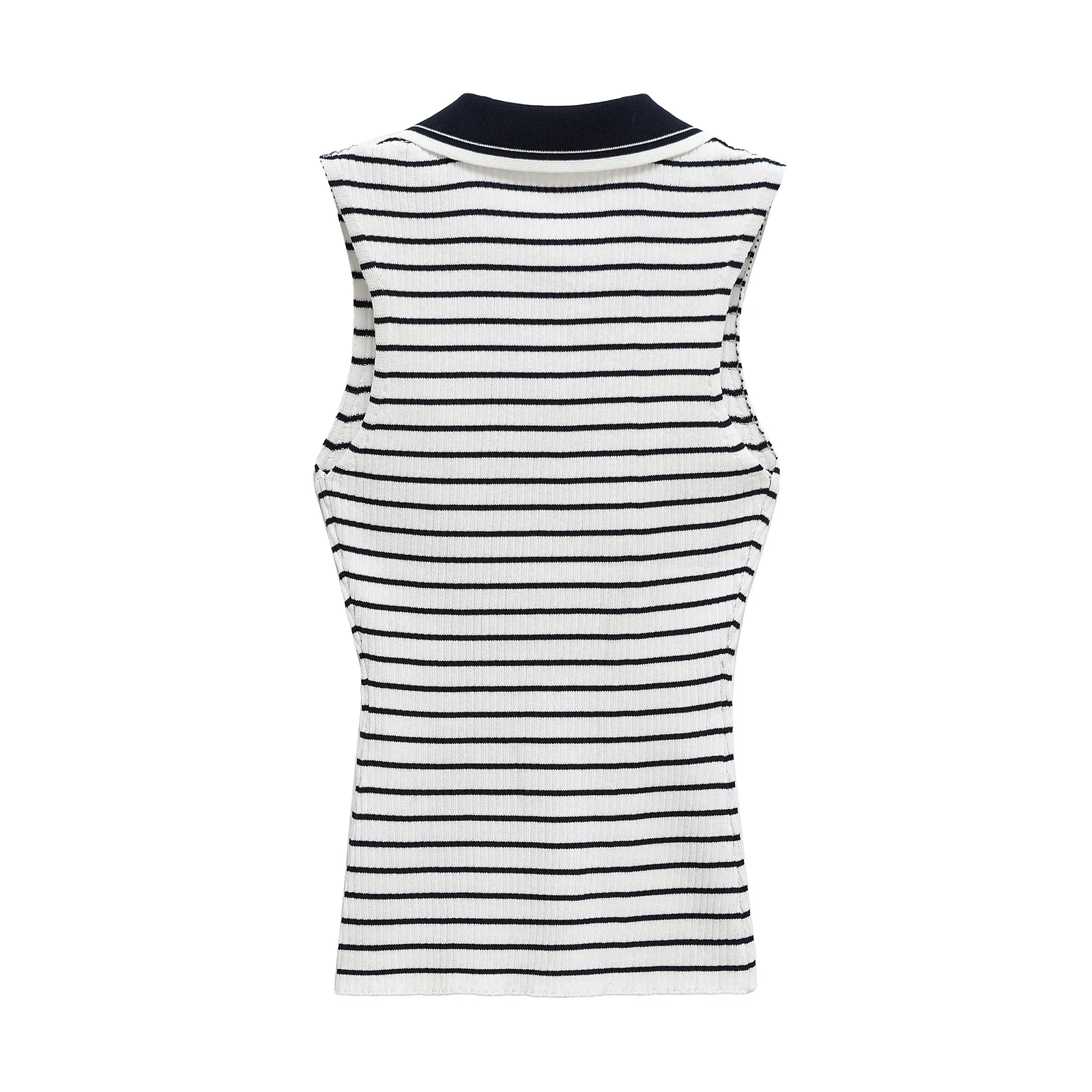 Women's T-shirt Sleeveless Sweaters & Cardigans Elegant Solid Color display picture 3