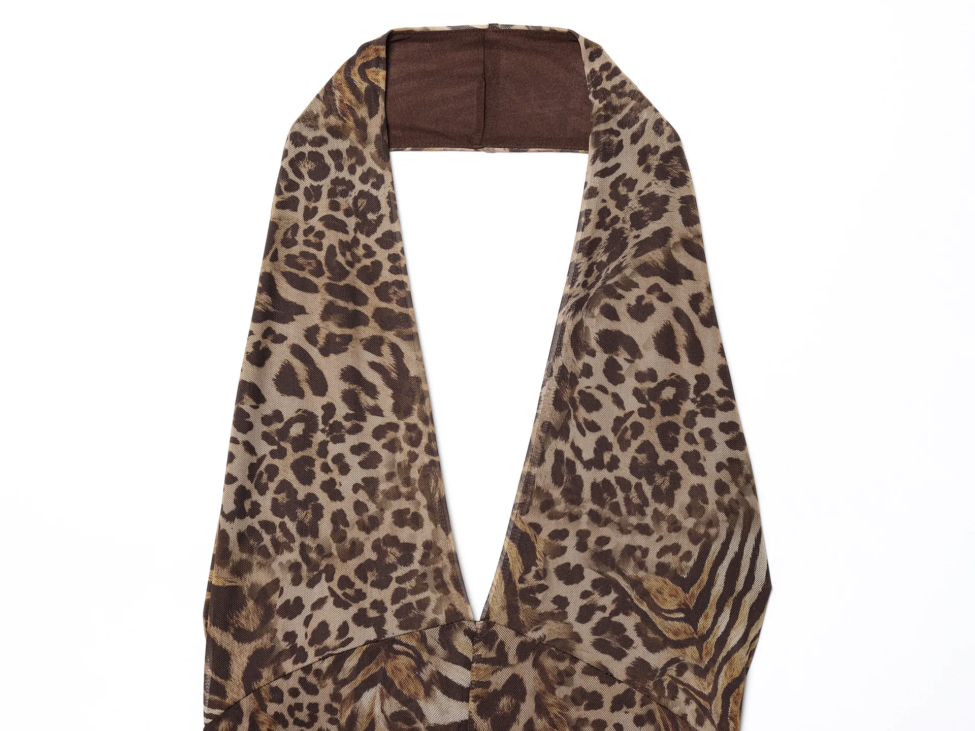 Women's Weekend Simple Style Classic Style Leopard Full Length Jumpsuits display picture 3