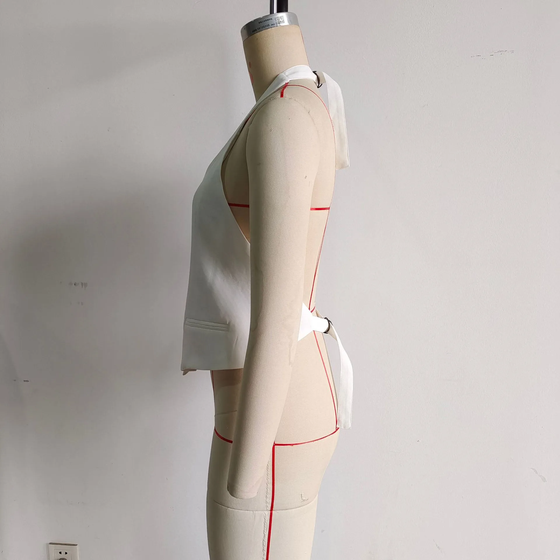 Women's Vest Sleeveless Blazers Wind Streetwear Solid Color display picture 5
