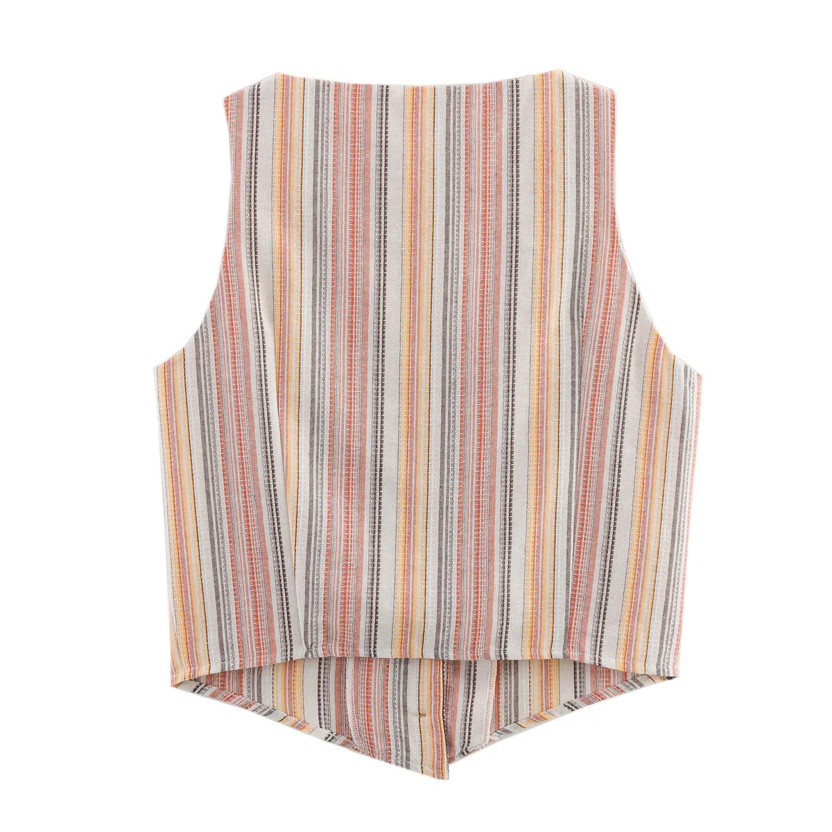 Women's Vest Vest/Vest Sleeveless Blazers Stripe Wind Streetwear Stripe display picture 3