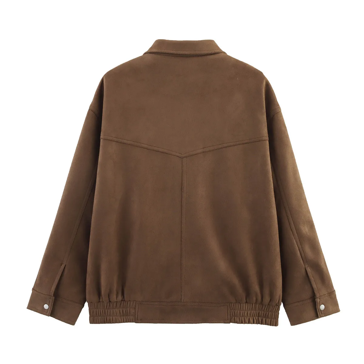 Women's Wind Streetwear Solid Color Zipper Coat display picture 6