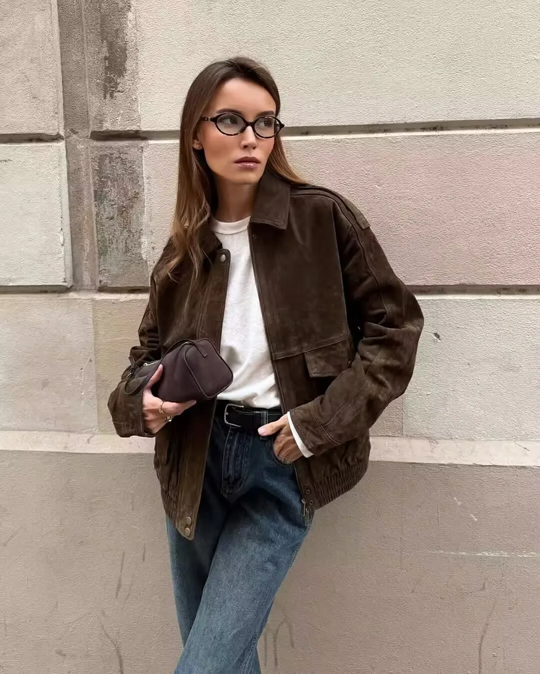 Women's Wind Streetwear Solid Color Zipper Coat display picture 3