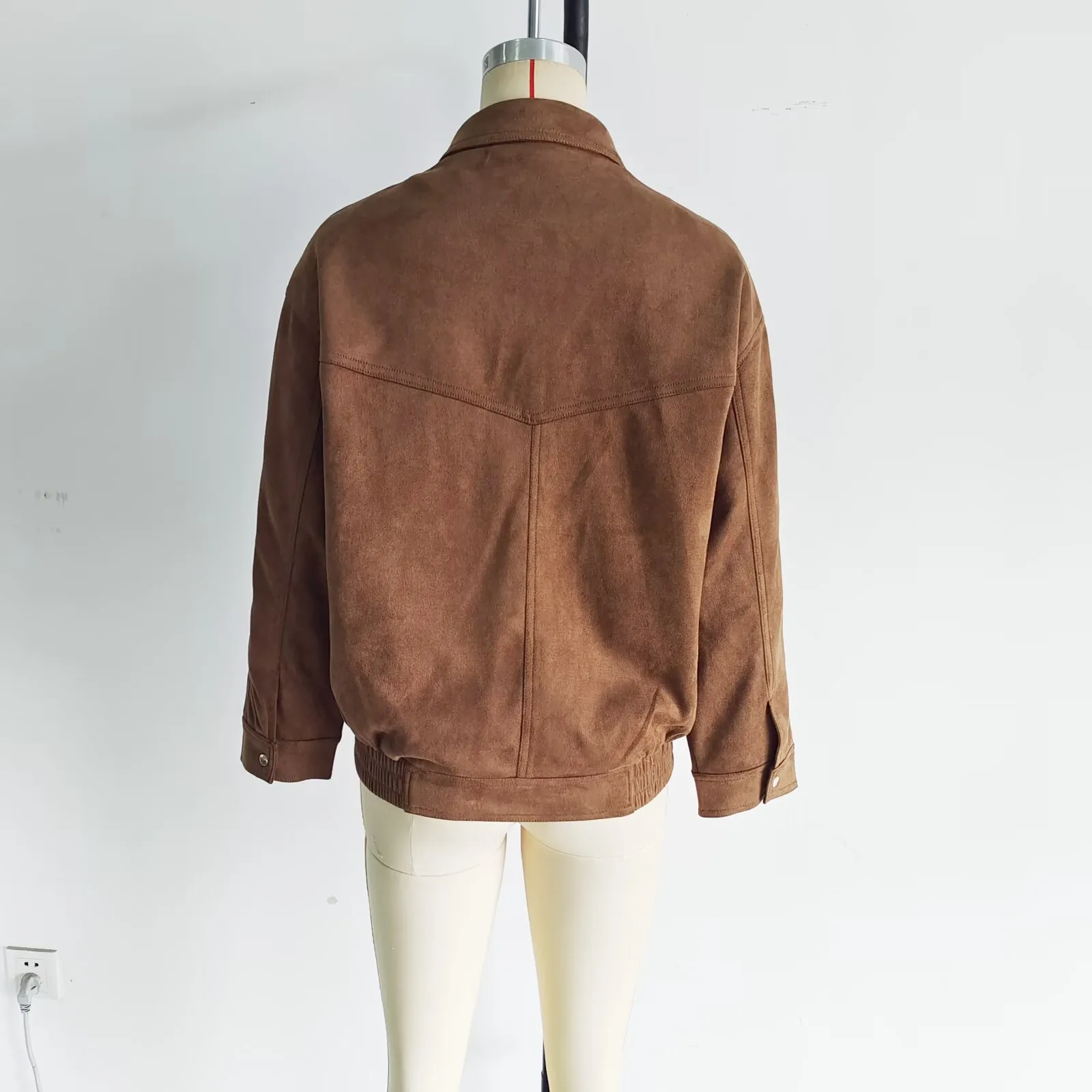 Women's Wind Streetwear Solid Color Zipper Coat display picture 9