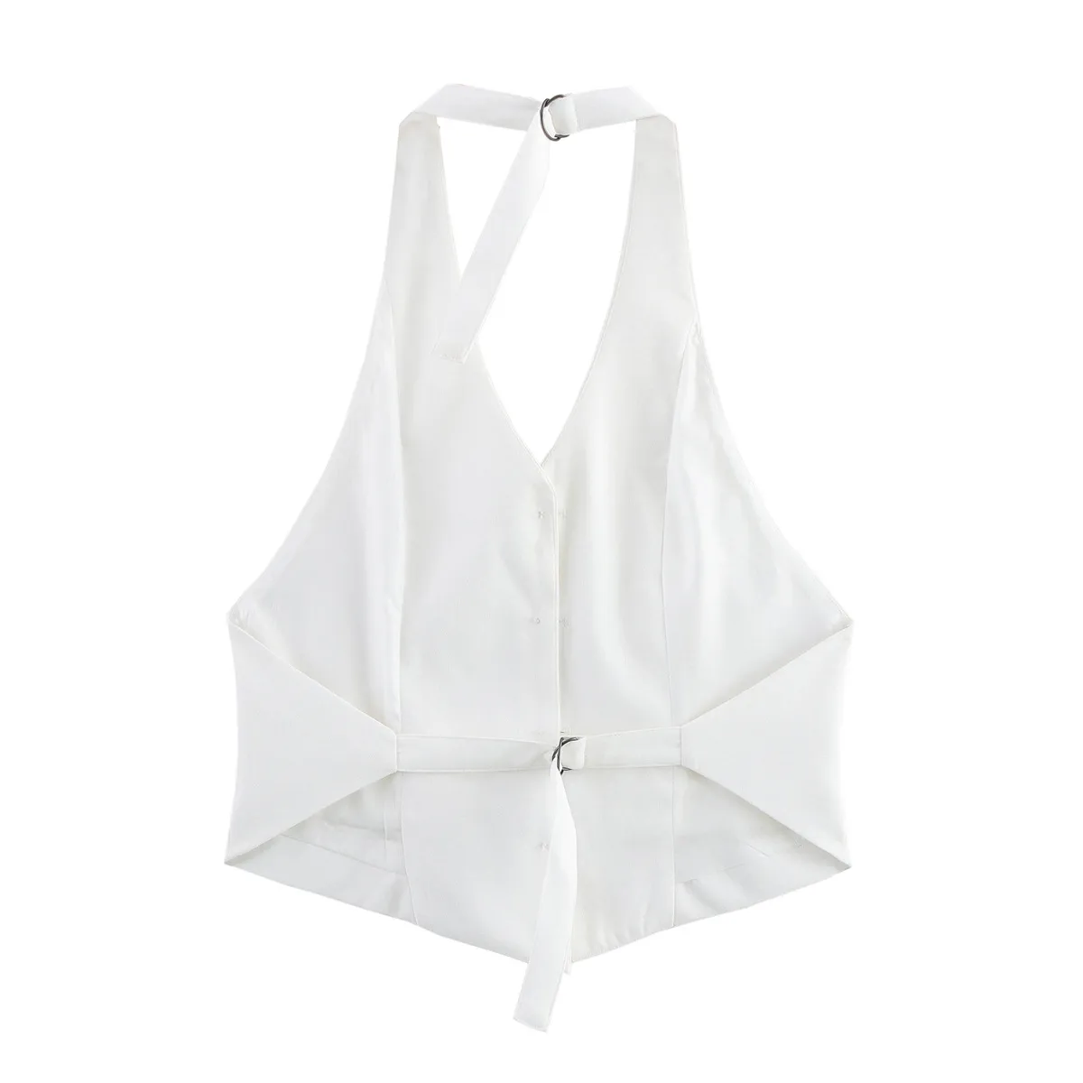 Women's Vest Sleeveless Blazers Wind Streetwear Solid Color display picture 15