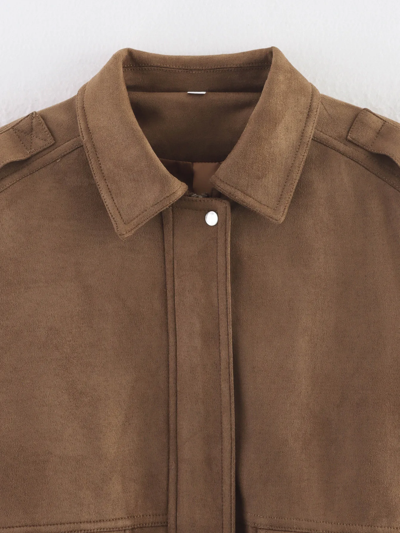 Women's Wind Streetwear Solid Color Zipper Coat display picture 10