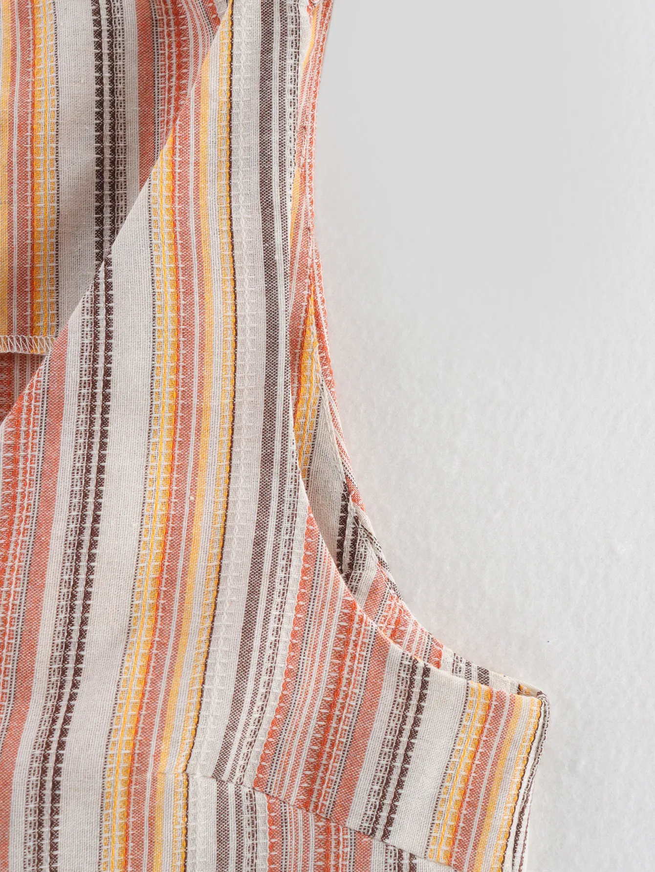Women's Vest Vest/Vest Sleeveless Blazers Stripe Wind Streetwear Stripe display picture 9