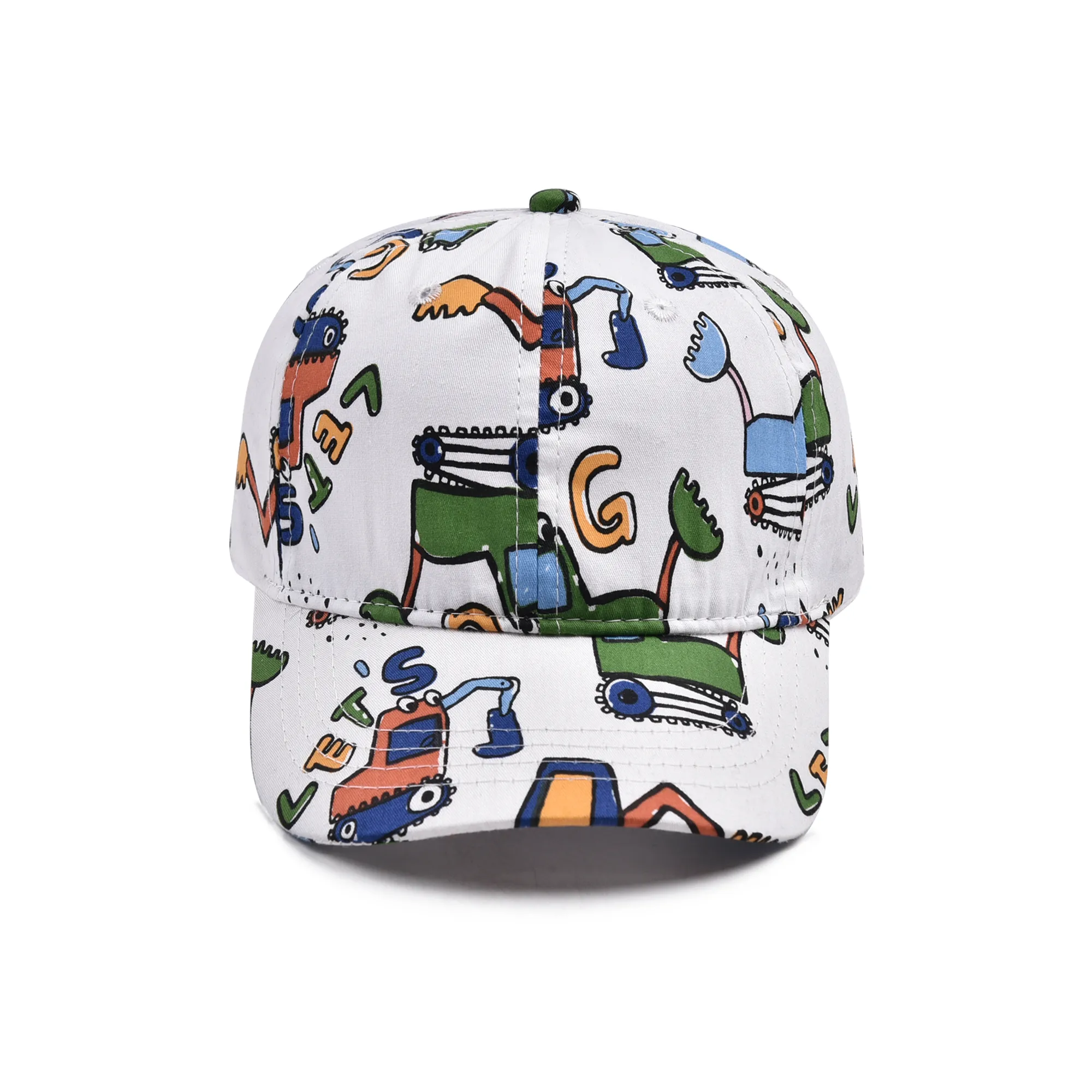 Children Unisex Cute Pastoral Car Printing Baseball Cap display picture 2
