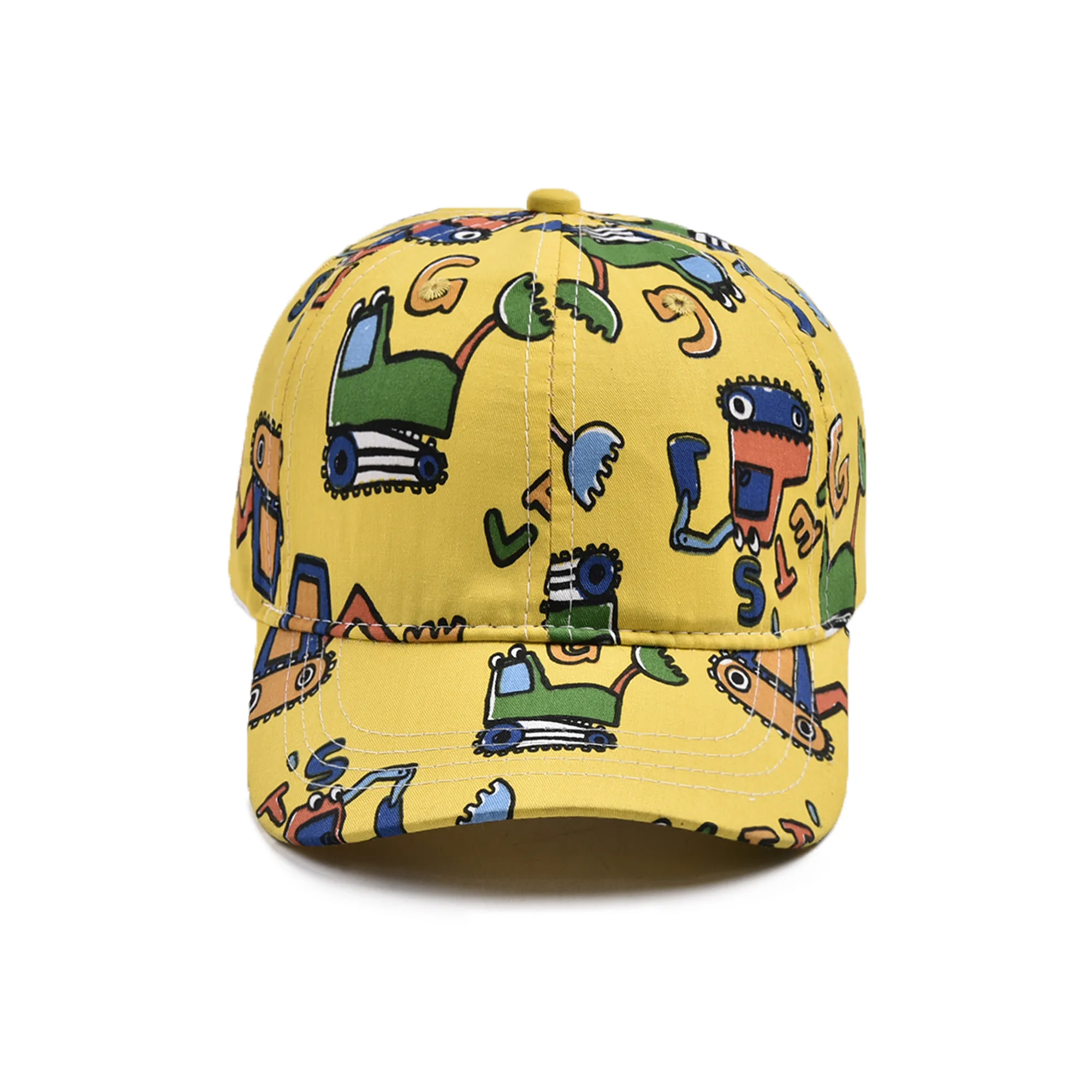 Children Unisex Cute Pastoral Car Printing Baseball Cap display picture 6