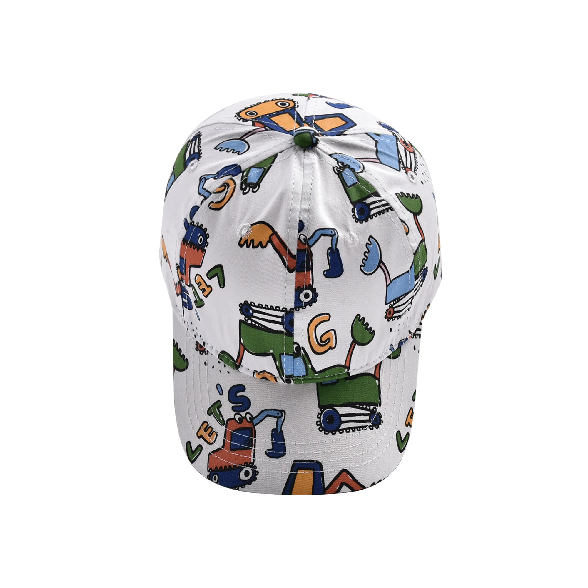 Children Unisex Cute Pastoral Car Printing Baseball Cap display picture 9