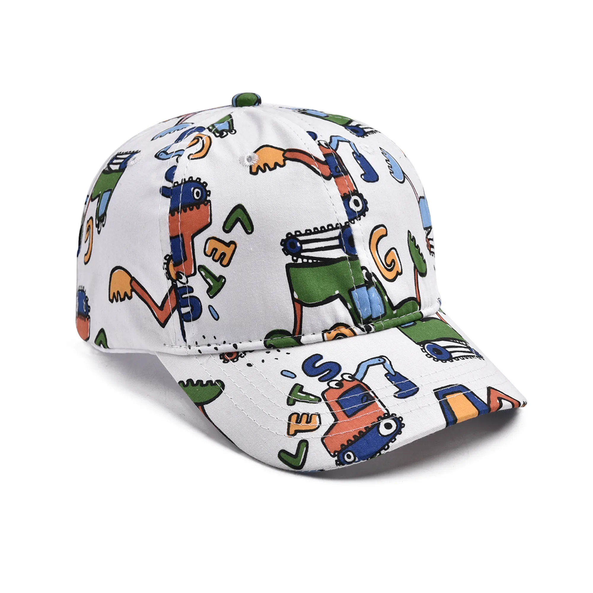 Children Unisex Cute Pastoral Car Printing Baseball Cap display picture 15