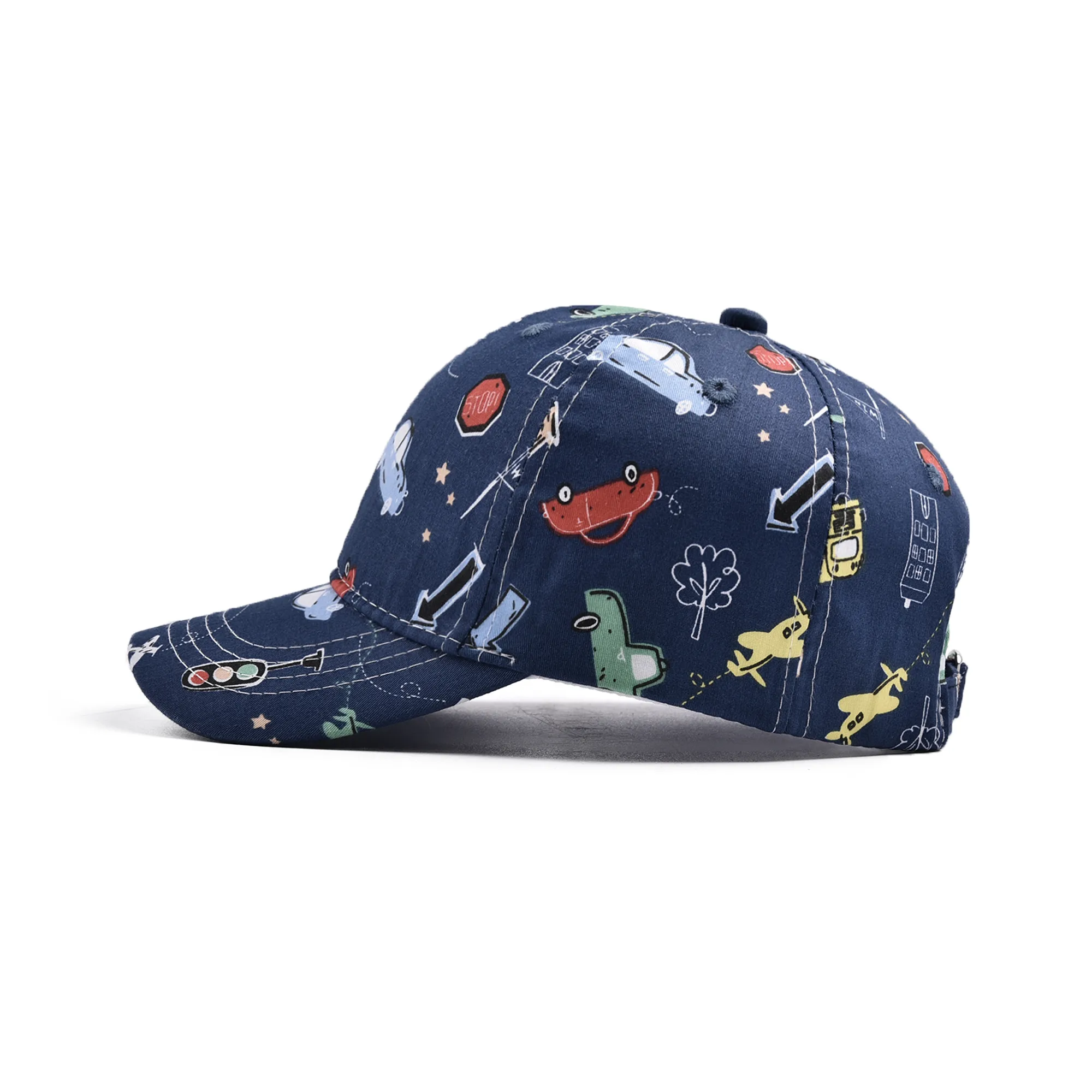 Children Unisex Cute Pastoral Car Printing Baseball Cap display picture 11
