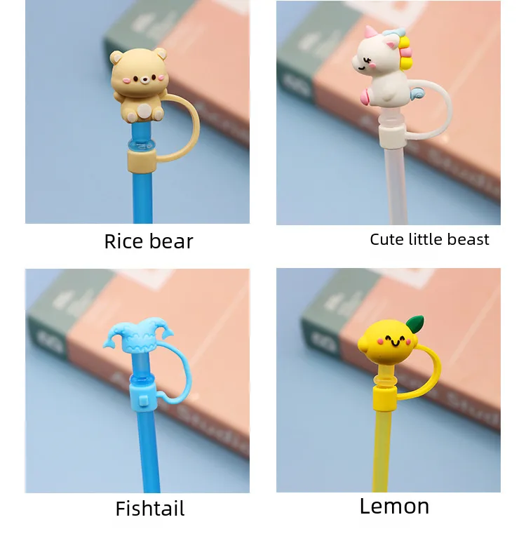Stanley Cup Straw Sleeve Silicone Straw Cap Flower Straw Plug  Explosions Factory In Stock Direct Sales display picture 4