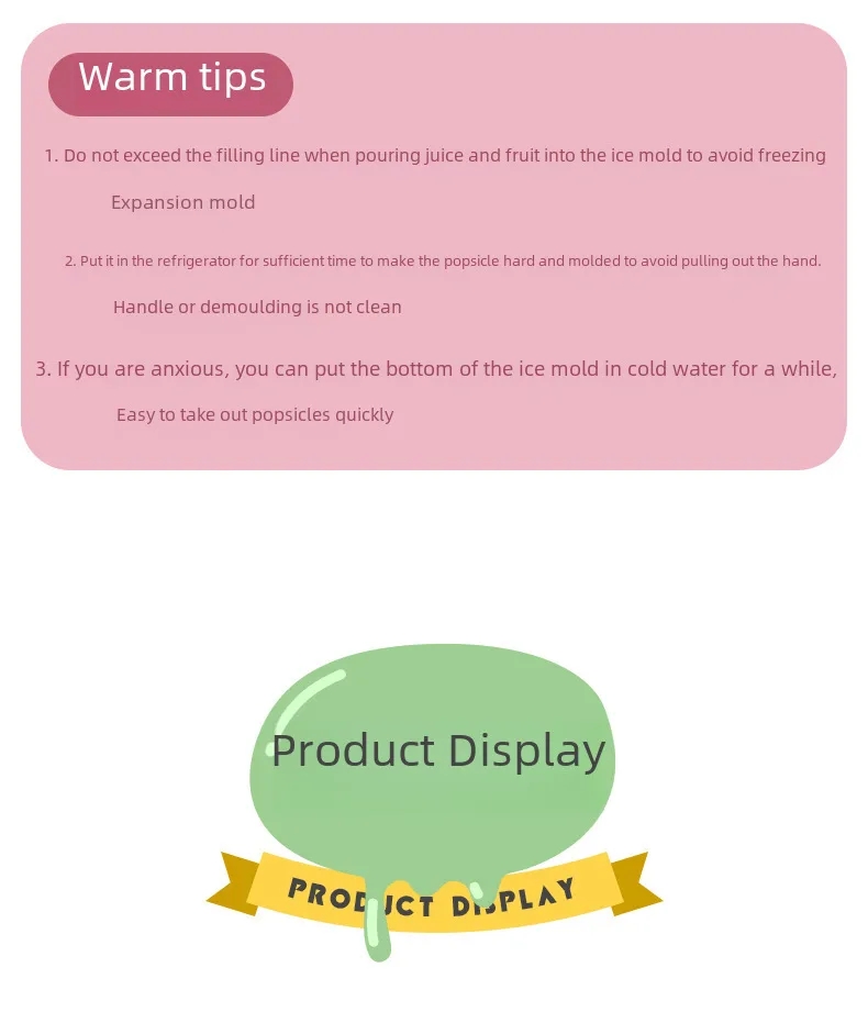 Children's Silicone Ice Cream Mold Mini Ice Cream Mold Home Popsicle Ball DIY Mold Homemade Ice Block Popsicle Mold display picture 6