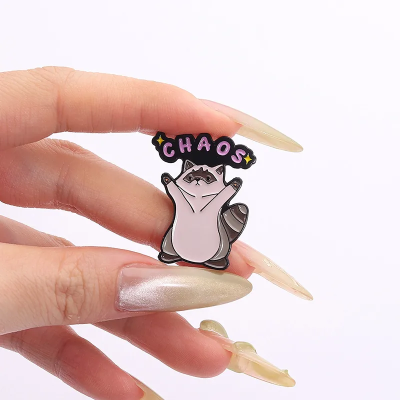 Cartoon Style Cute Bear Cat Alloy Stamping Stoving Varnish Plating Unisex Brooches display picture 5