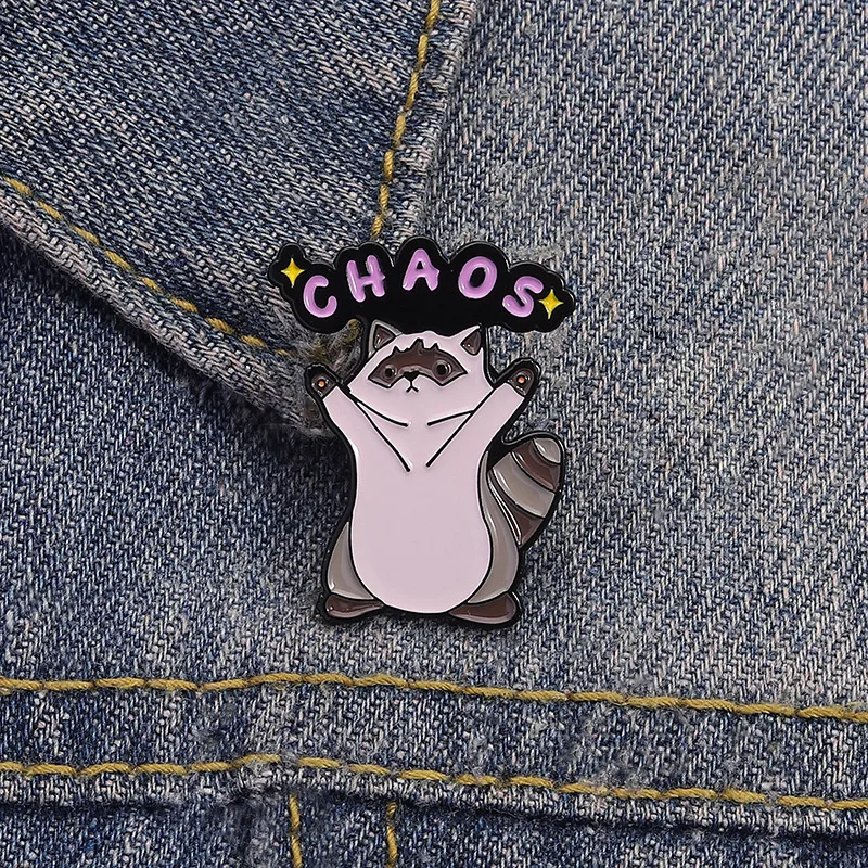 Cartoon Style Cute Bear Cat Alloy Stamping Stoving Varnish Plating Unisex Brooches display picture 6