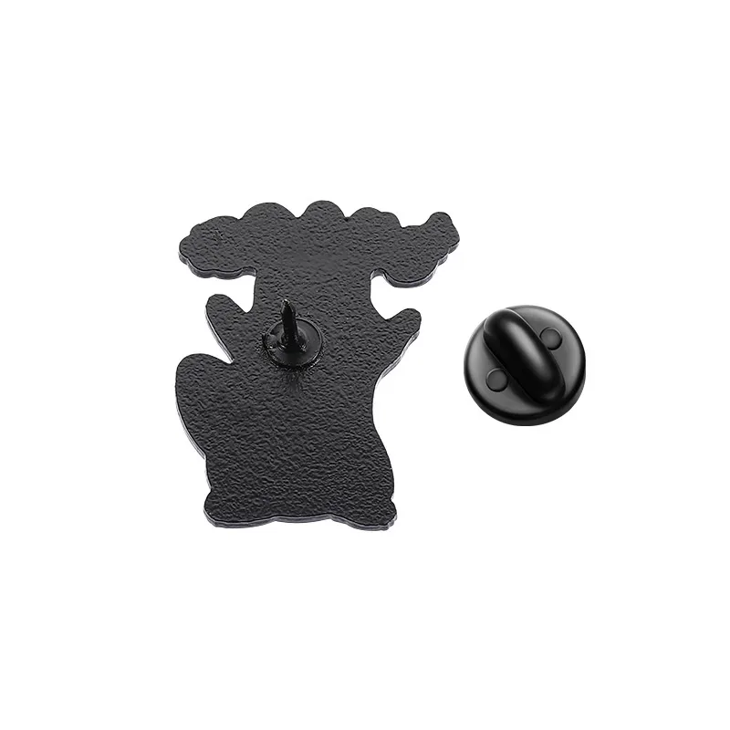 Cartoon Style Cute Bear Cat Alloy Stamping Stoving Varnish Plating Unisex Brooches display picture 18