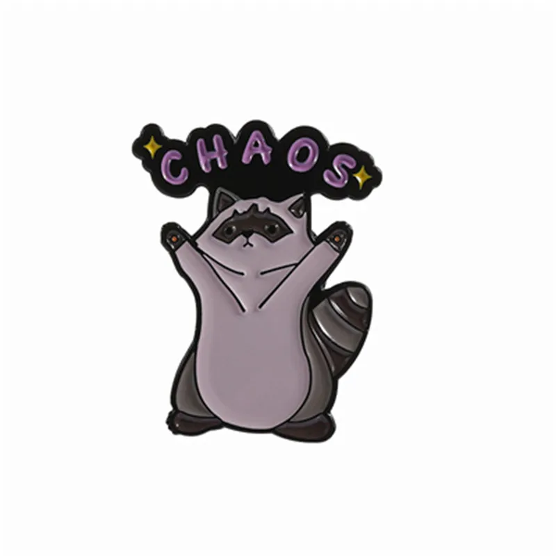 Cartoon Style Cute Bear Cat Alloy Stamping Stoving Varnish Plating Unisex Brooches display picture 19