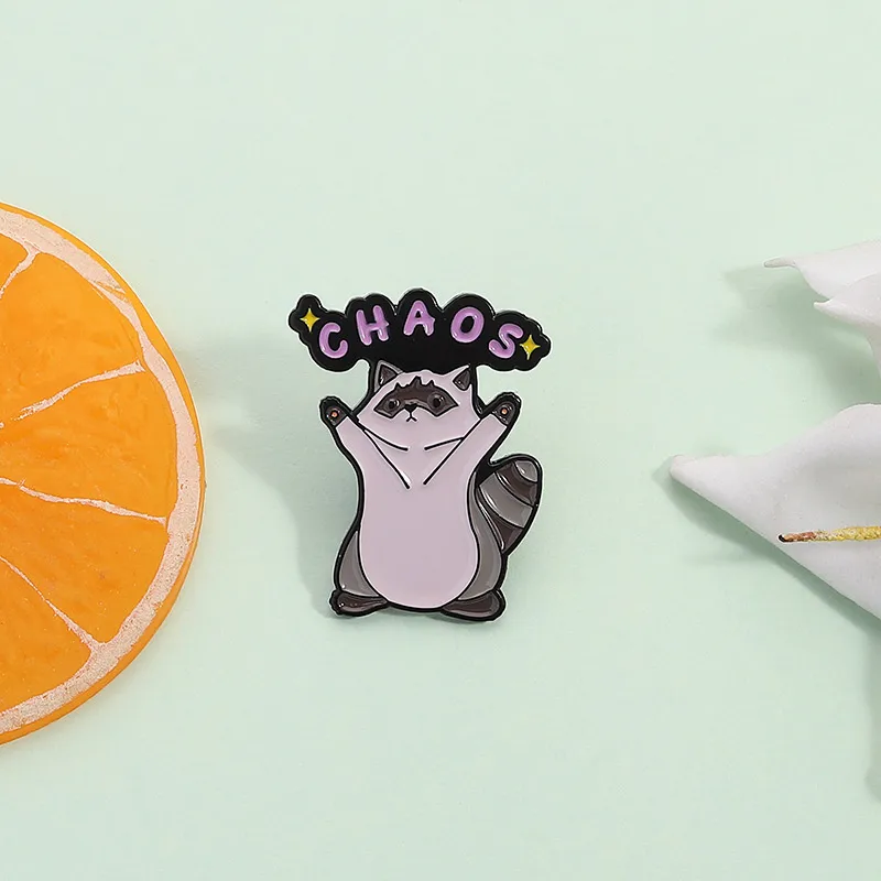 Cartoon Style Cute Bear Cat Alloy Stamping Stoving Varnish Plating Unisex Brooches display picture 12