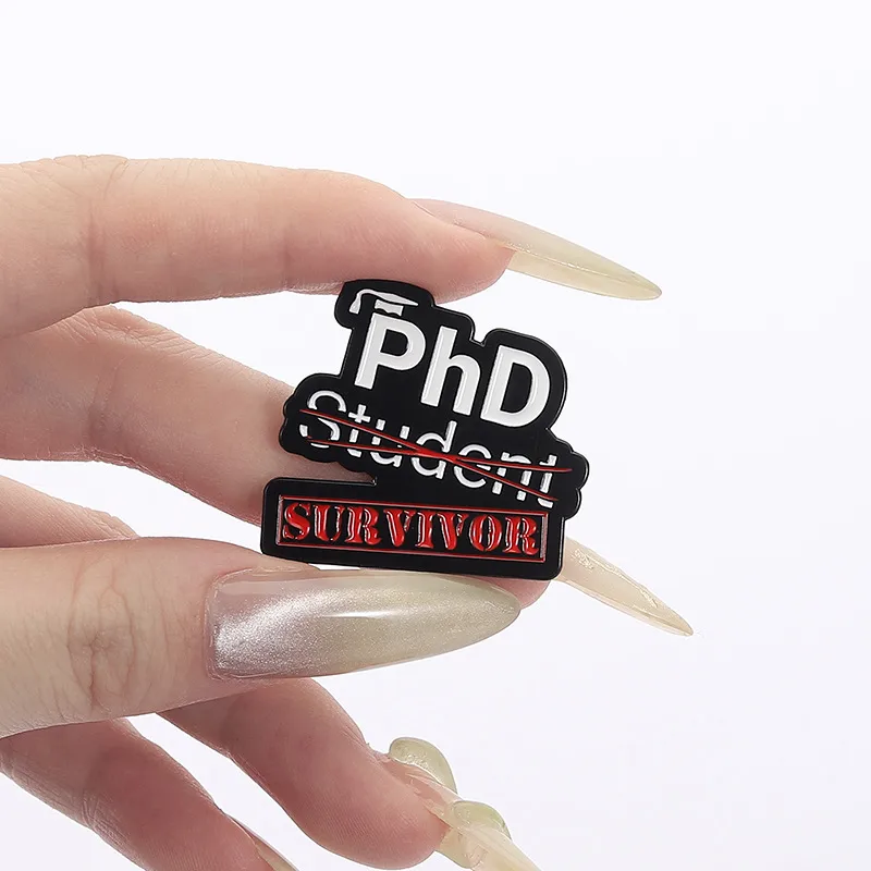Cartoon Style Book Letter Alloy Stoving Varnish Unisex Brooches display picture 6