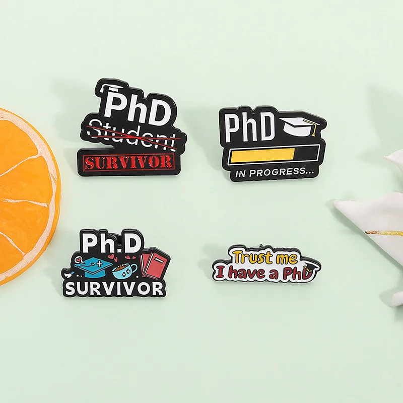 Cartoon Style Book Letter Alloy Stoving Varnish Unisex Brooches display picture 10
