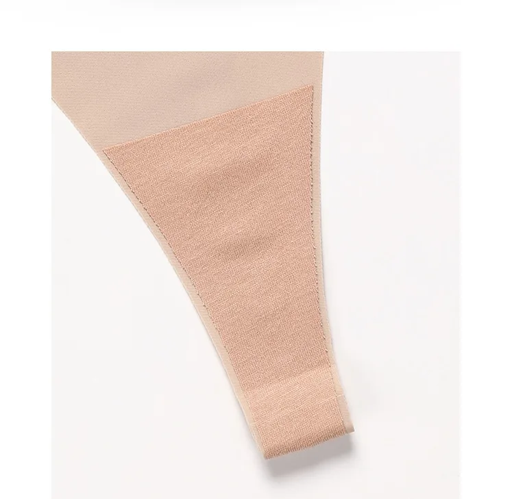 Solid Color Seamless Breathable Quick Dry Low Waist T/thong Panties display picture 6