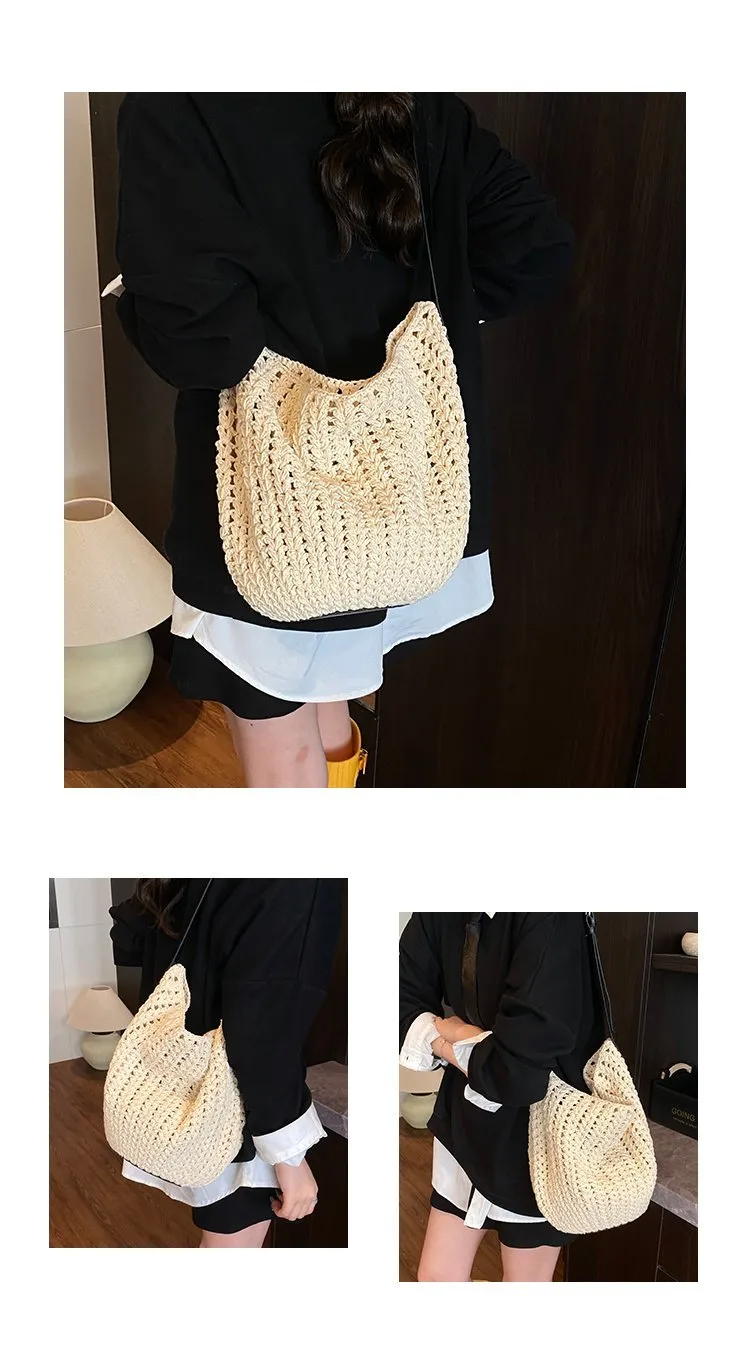 Women's Pu Leather Fabric Solid Color Vacation Streetwear Square Open Tote Bag display picture 4